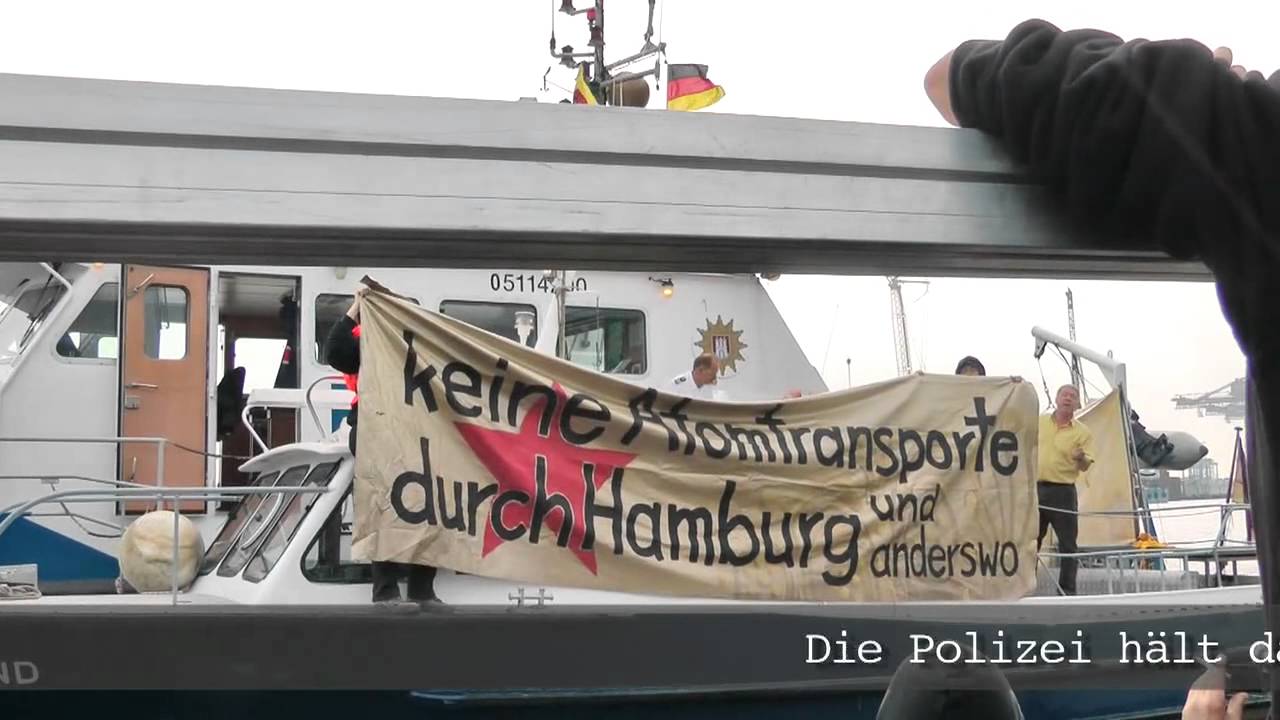 Keine Atomtransporte durch den Hamburger Hafen - oder anderswo!