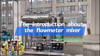 Automatic flowmeter beverage mixer introduction
