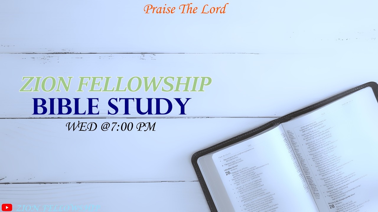 25.03 🔴🅻🅸🆅🅴 Worship | BIBLE STUDY | Zion Fellowship | 25.03.26 - YouTube