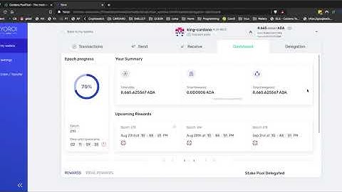 How to stake / delegate your ada using Yoroi wallet