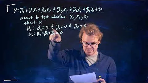 Multiple Regression -Hypothesis Testing - Multiple/Joint Restrictions - Part 1