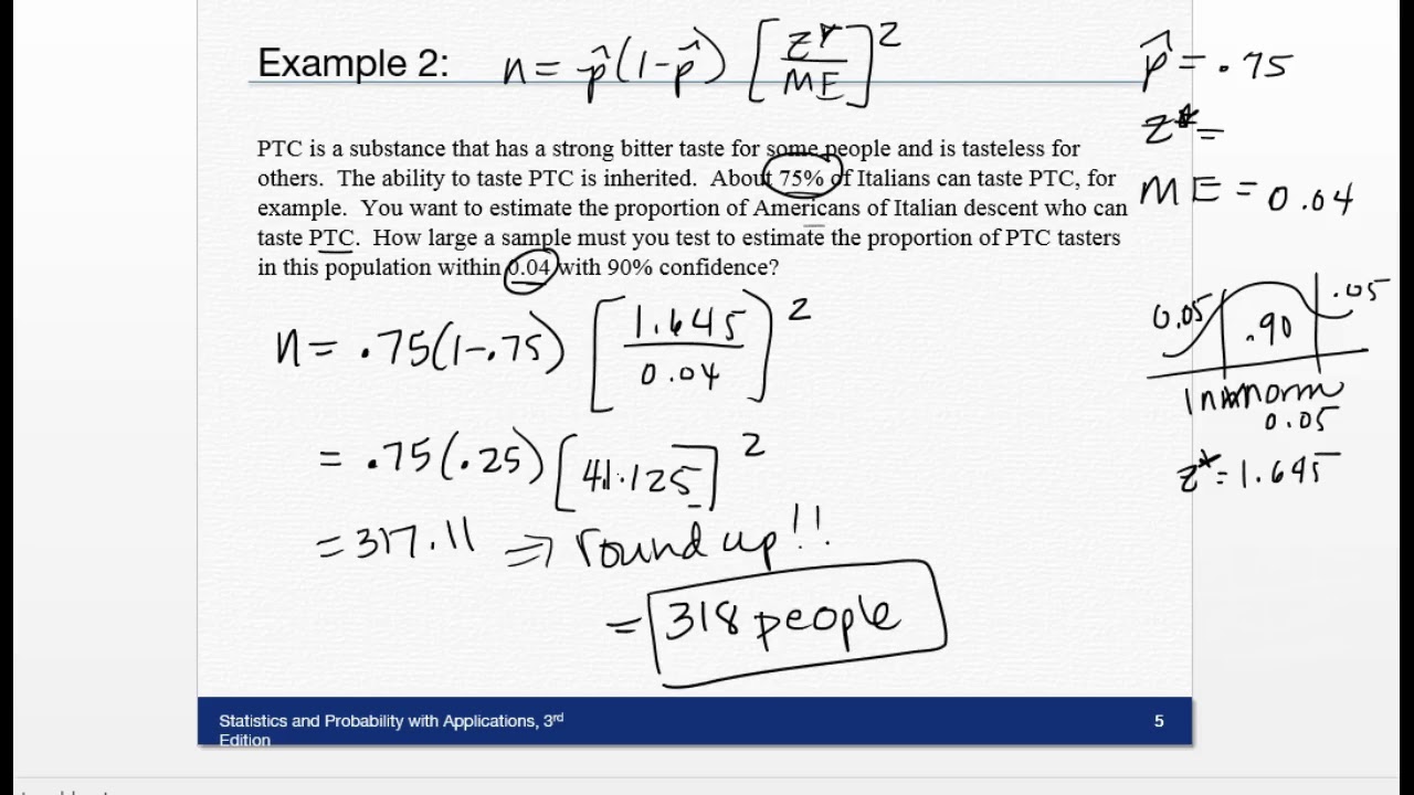 7.4 Confidence Intervals for a Proportion - YouTube
