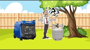 Propane generator won