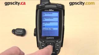 Garmin GPSMAP 64 Series: Pairing ANT+ Devices with GPS City