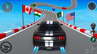 Muscle car stunts 2026-mega stunt ramp simulator - android game play  screenshot 1
