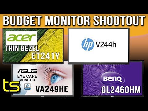 Best Monitor under $200, 2018: Asus VA249, Acer ET241, HP V244h & BenQ GL2460