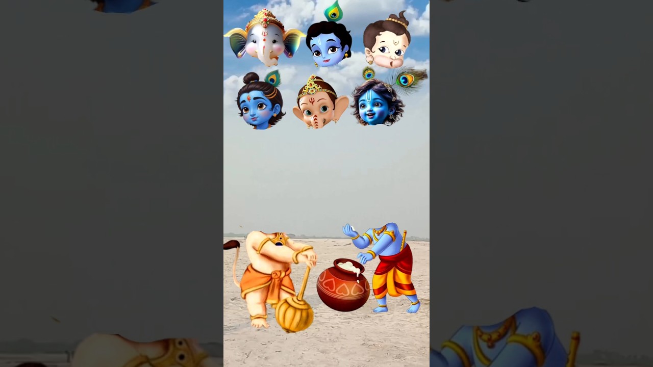 huru huru song  VFX magic video krishna kanhiya and bajrangbali 