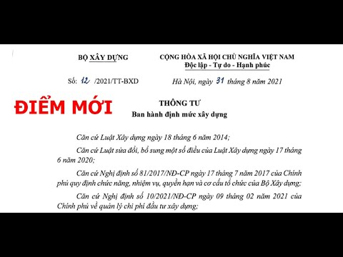 Video Thông tư 12/2021/tt/bxd của Bộ xây dựng hướng dẫn Nghị... - youtube