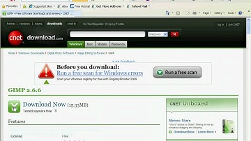 How to download GIMP 2.6.6 (The Best One)