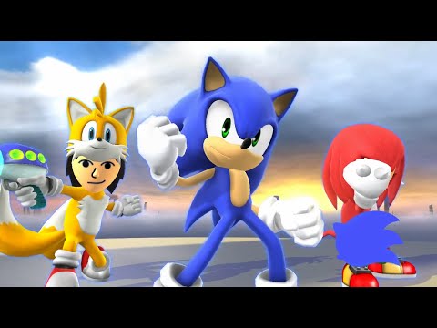 Super Smash Bros. (Wii-U) - A Battle With Team Sonic