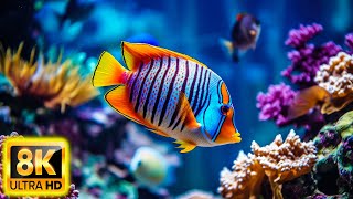 Colors Of The Ocean 8K ULTRA HD - The best sea animals for relaxing and soothing music #18