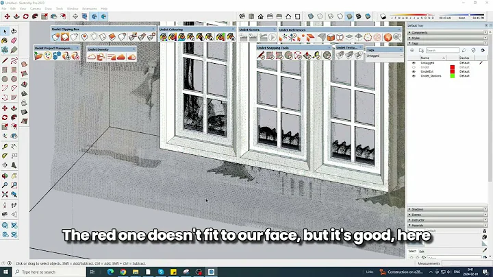 (1/4) Modelling Architectural Elements from Point Clouds in SketchUp with #UNDET Tools