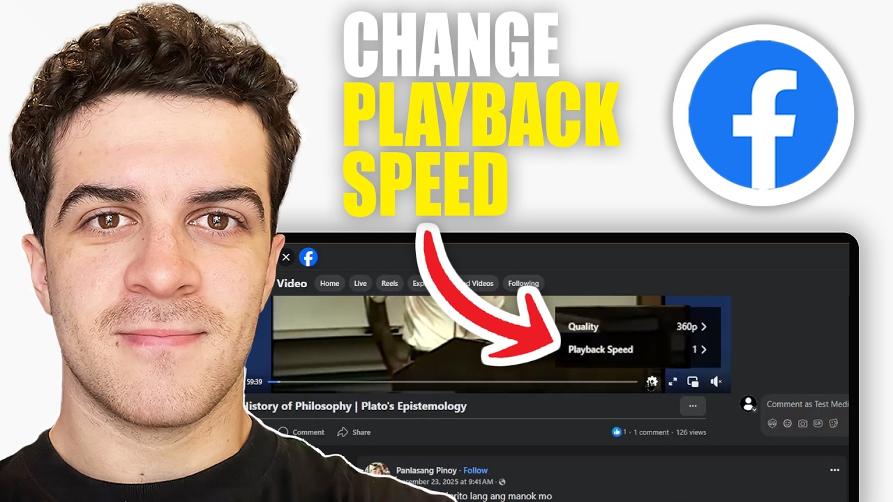 How to Change the Playback Speed on Facebook Video (2026 Guide) - YouTube