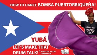 How to Dance Bomba Puertorriquena Rhythm YUBA with Milteri Tucker Concepcion