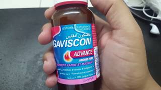 عندك حرقة معدة أو عسر الهضم الحل هو (gaviscon)