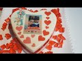 GELATINA DE CORAZON PARA SAN VALENTIN CON TRANSFER