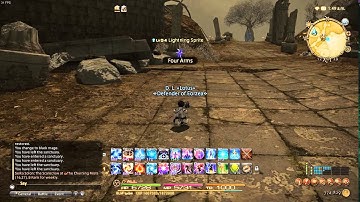 Final Fantasy XIV  A Realm Reborn-Black Mage skill rotation lvl 50
