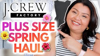 A Chic And Elegant J Crew Factory Plus Size Spring Try On Haul