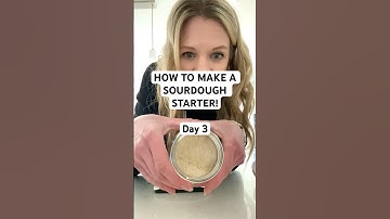 Day 3! How to make a sourdough starter! #sourdoughstarter #howtomakesourdoughstarter #sourdough