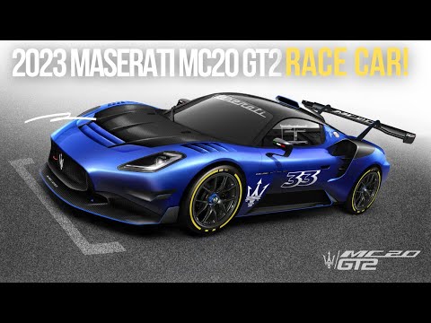 2023 Maserati MC20 GT2 Revealed As Hardcore European Series Race Car