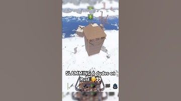 I SLAMMED 6 dudes on this Rust PvP server #shorts #rust #rustgame #gaming #funny