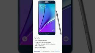 Samsung Galaxy Note5 Under 50,000 In Mobile 2016