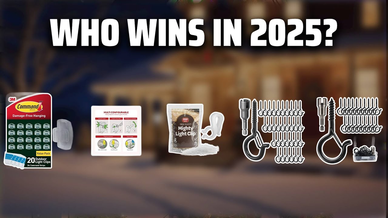 The Top 5 Best Christmas Lights Hooks in 2025 - Must Watch Before Buying!