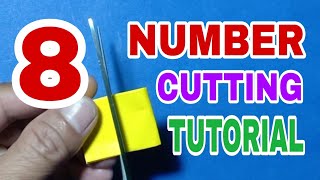 number cutting tutorial 8