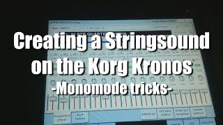 Korg Kronos Tutorial - Stringsound secrets