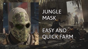 Easy JUNGLE MASK farm for The Division GE-3