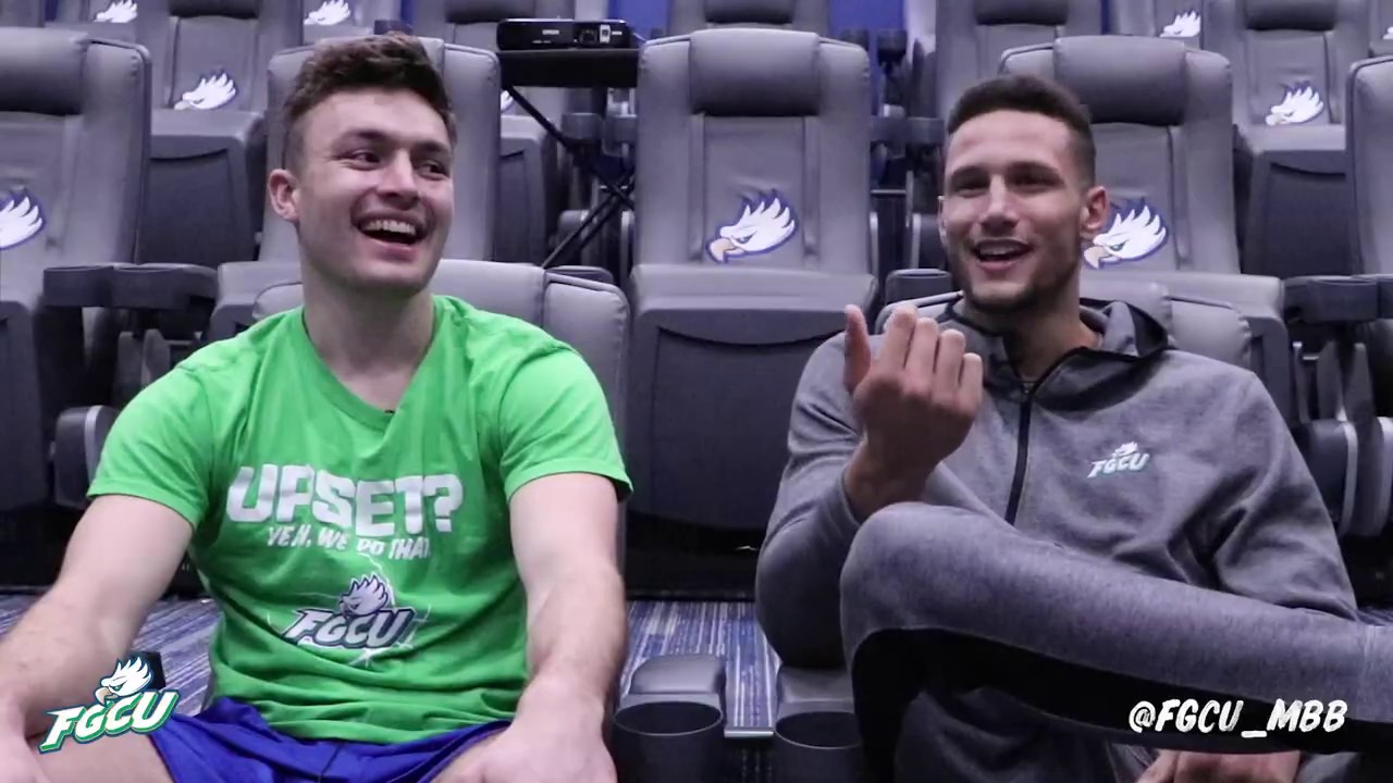 FGCU_MBB Off the court with Justus Rainwater and Sam Gagliardi YouTube