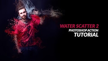 Water Scatter 2 Photoshop Action tutorial