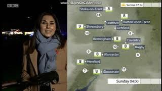 Shefali Oza Midlands Today weather presenter LIVE from Halesowen on bonfire night celebrations