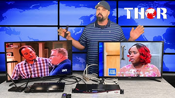 How to combine off Air ATSC HD Channels with Generated by Thor 4 ch HDMI Coax encoder modulator HD