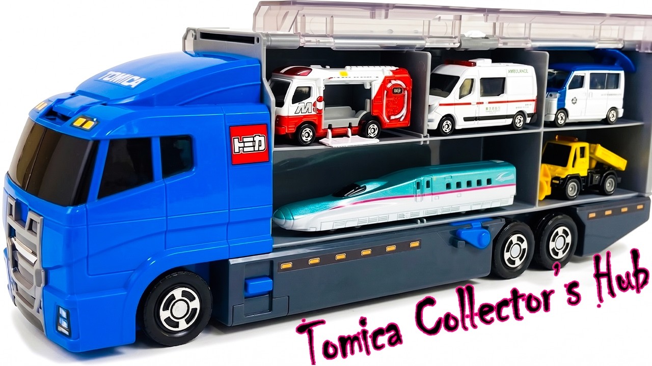 トミカ☆世界の高級な車のミニカーを開封してコンボイへ収納！ホンダ