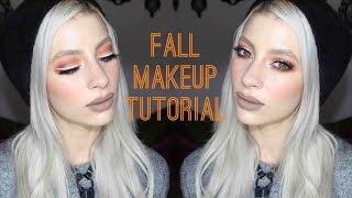 Fall/Autumn Pumpkin Spice Latte Inspired Makeup Tutorial