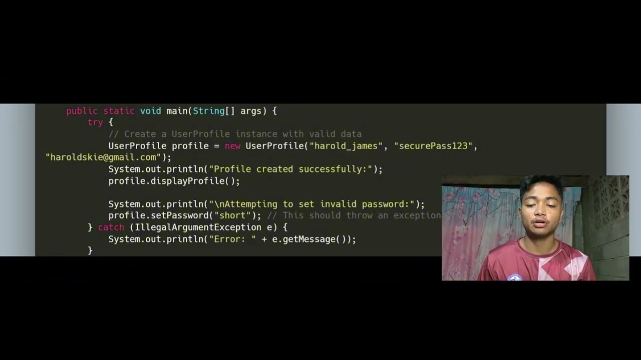 PROFILE SECURE USING JAVA - YouTube