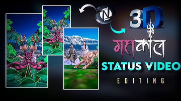 how to make mahashivratri status video like node video | shivratri video status kaise banaye