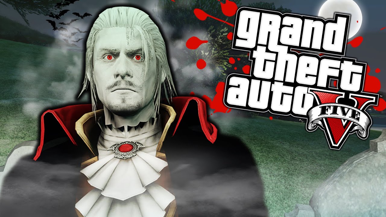 INVOQUÉ A DRACULA !! ** VAMPIRO MALDITO ** - GTA 5 PC HD MODS é accent