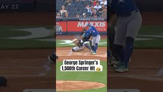 George Springer notches his 1,500th career hit 👑🙌 #MLB #BlueJays