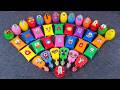 Numberblocks 🏳️🌈 Fun Slime Opening Alphablocks Clay with Eggs, Guitar Mixing Colorful! ASMR💫