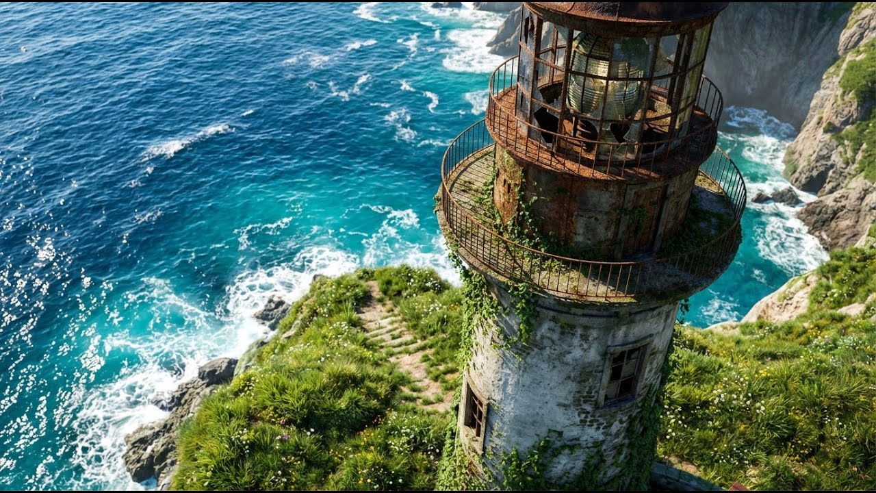 I Turned an Abandoned Lighthouse Into a Modern House (ASMR)