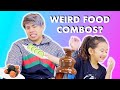 Eating WEIRD FOODS With Chocolate!