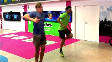 "Parkour" Game for iWall Interactive Gaming Wall - Supplied by Exergame Solutions