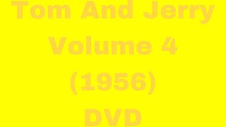 Tom And Jerry Volume 4 1956 Dvd