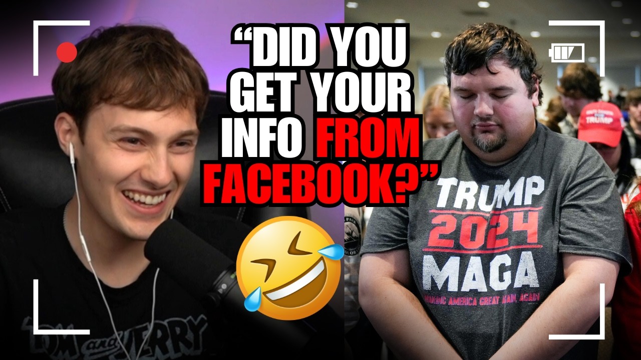 MISINFORMED Trump fan HUMILIATED with HARD reality check