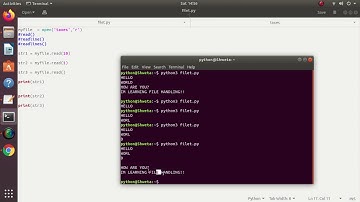 FILE HANDLING - READING TEXT FILES