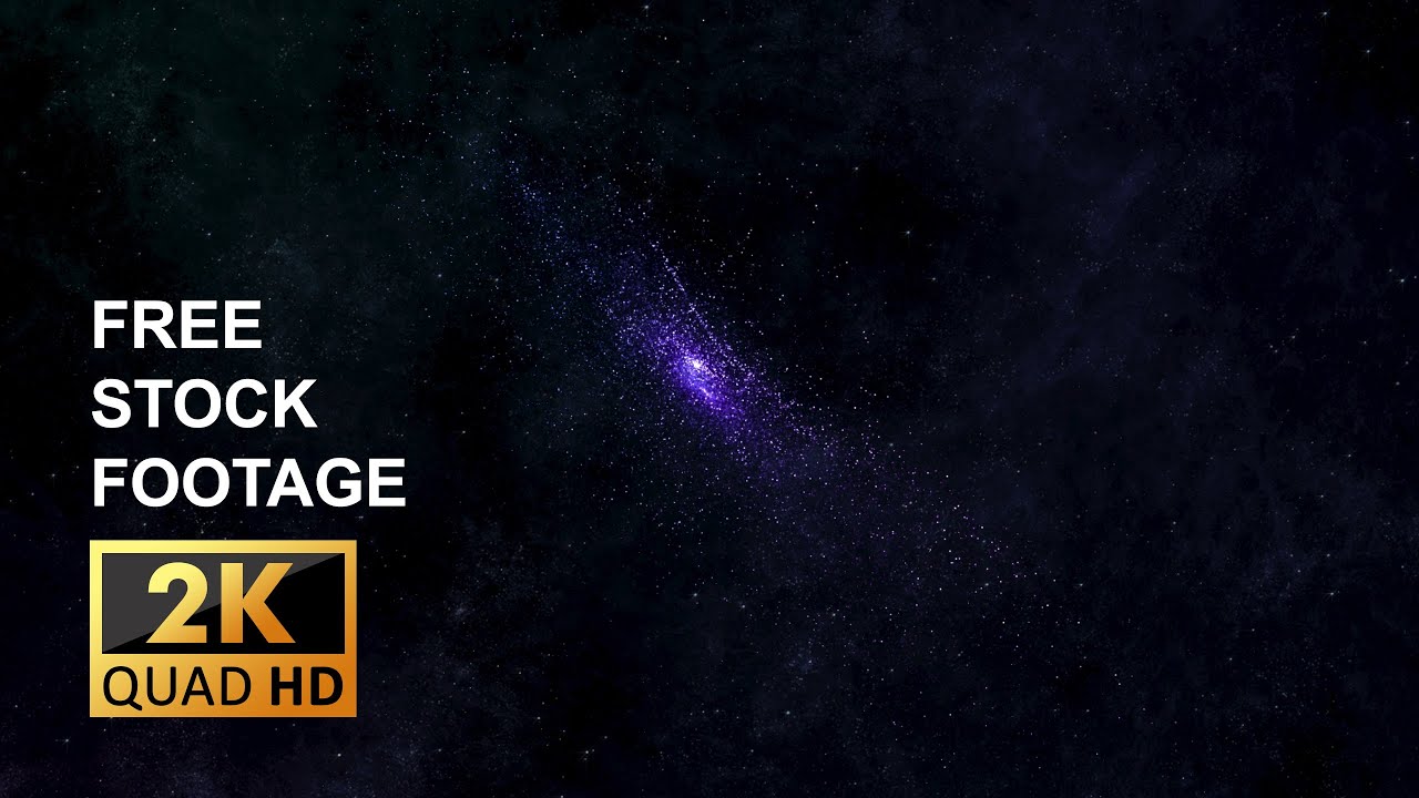 2K Clean Star Field 03 Free Background Footage