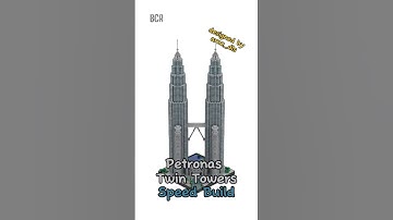 Lego Petronas Twin Towers Speed Build