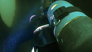 Oil rig, cave, surgeon. Capernwray diving 15.09.19